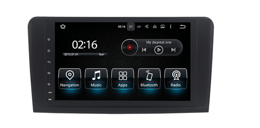 9" Octa-Core Android Navigation Radio for Mercedes-Benz ML164 GL 2006 - 2011