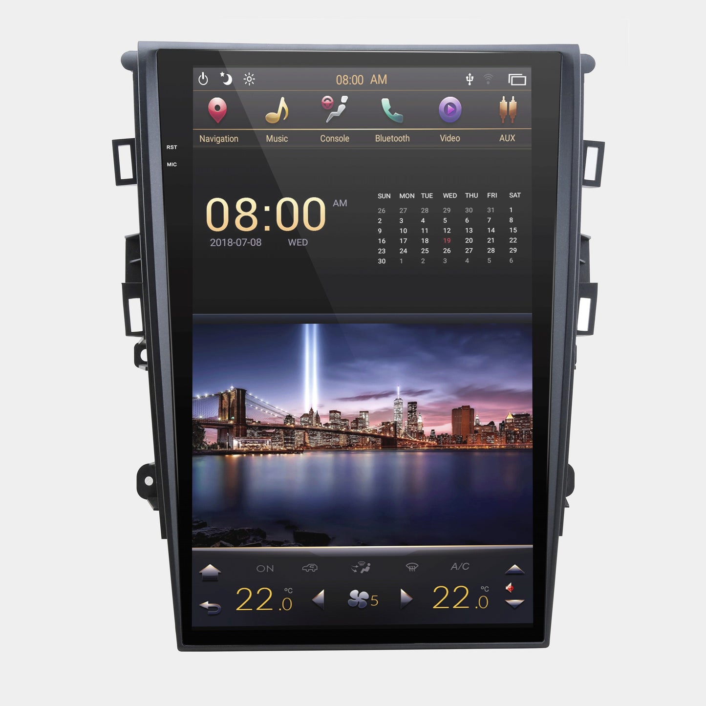 [ Open Box ] 13.6" Vertical screen Android 12 Fast boot Navigation radio for Ford Fusion 2013-2020